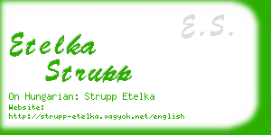 etelka strupp business card